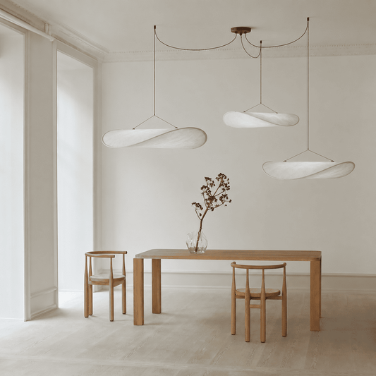 Hikari Flow Tyvek Pendant Light