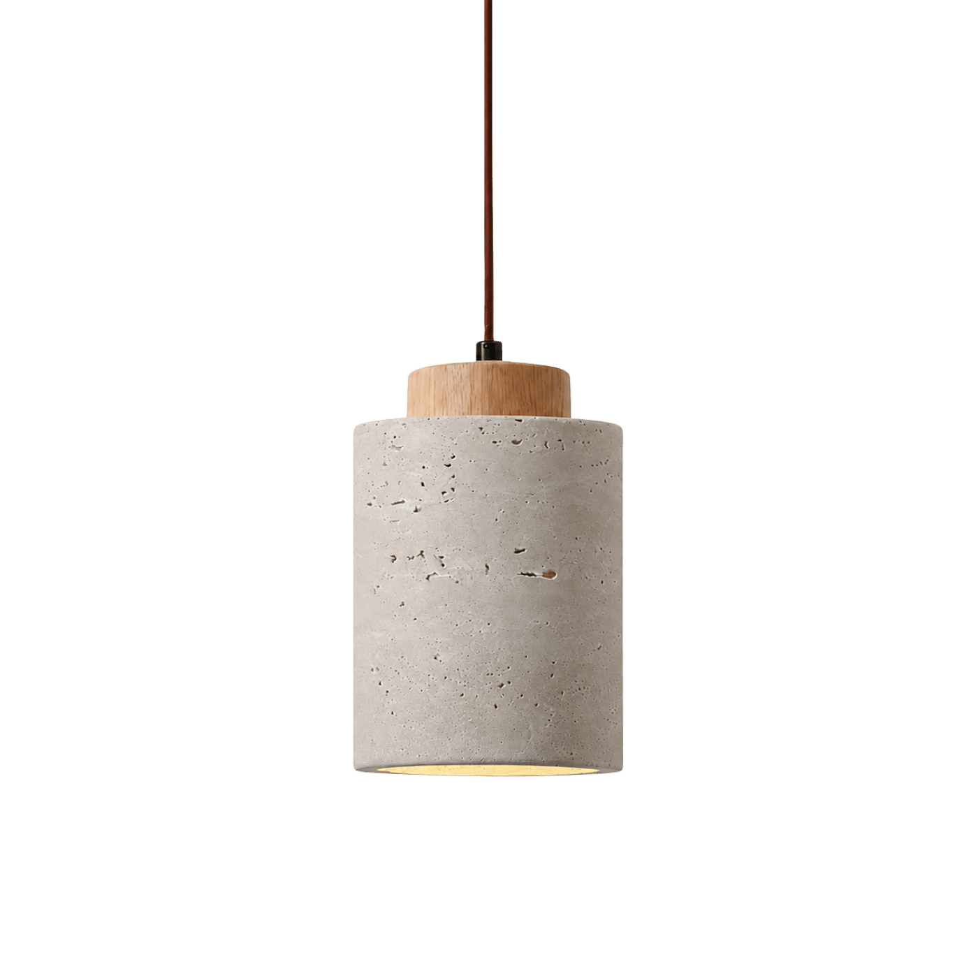 Ren Clear Travertine Pendant Light