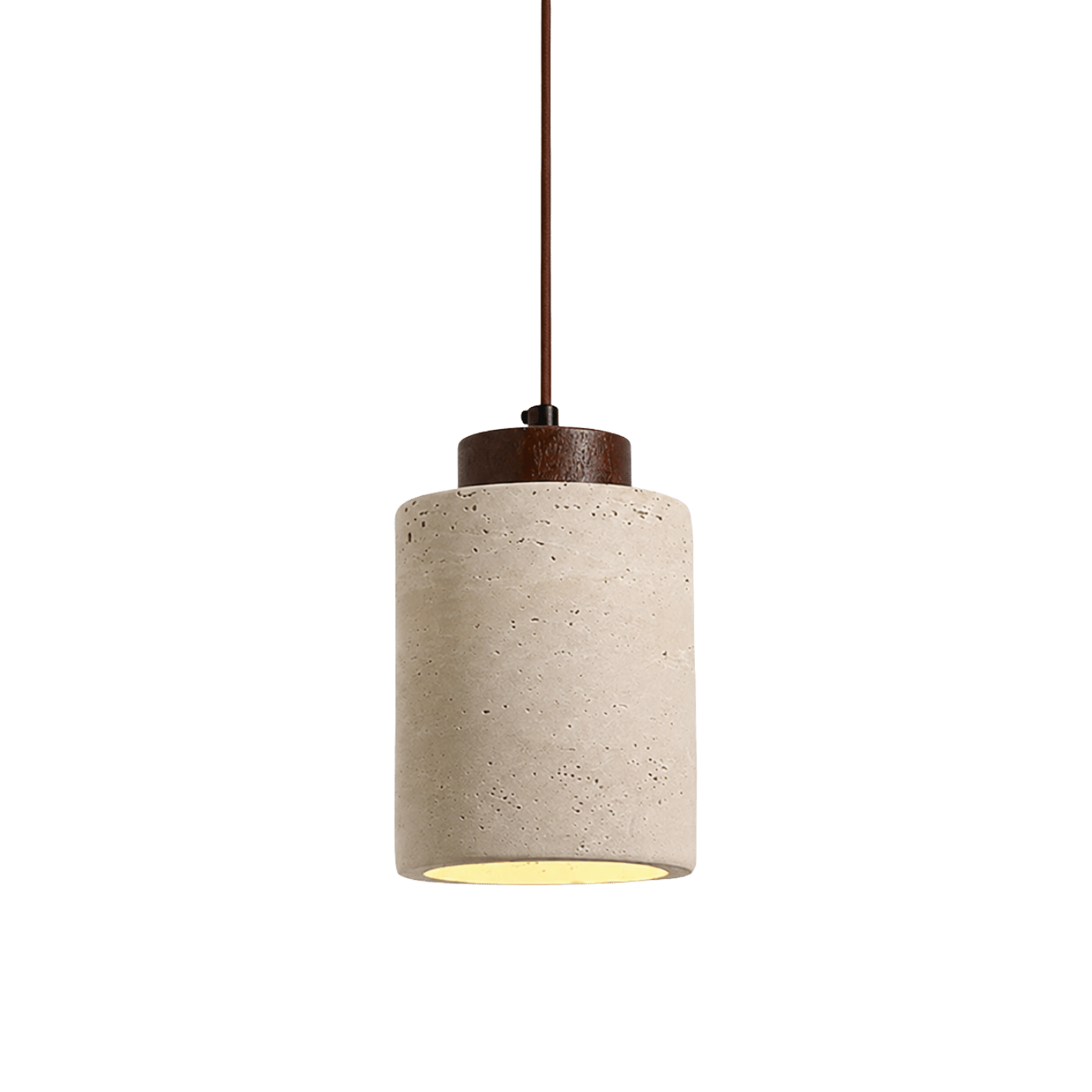 Ren Clear Travertine Pendant Light