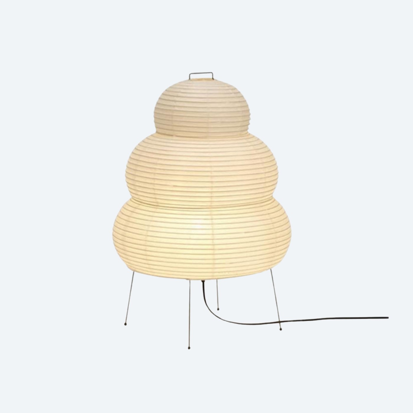 Akari Snowman Paper Table Lamp