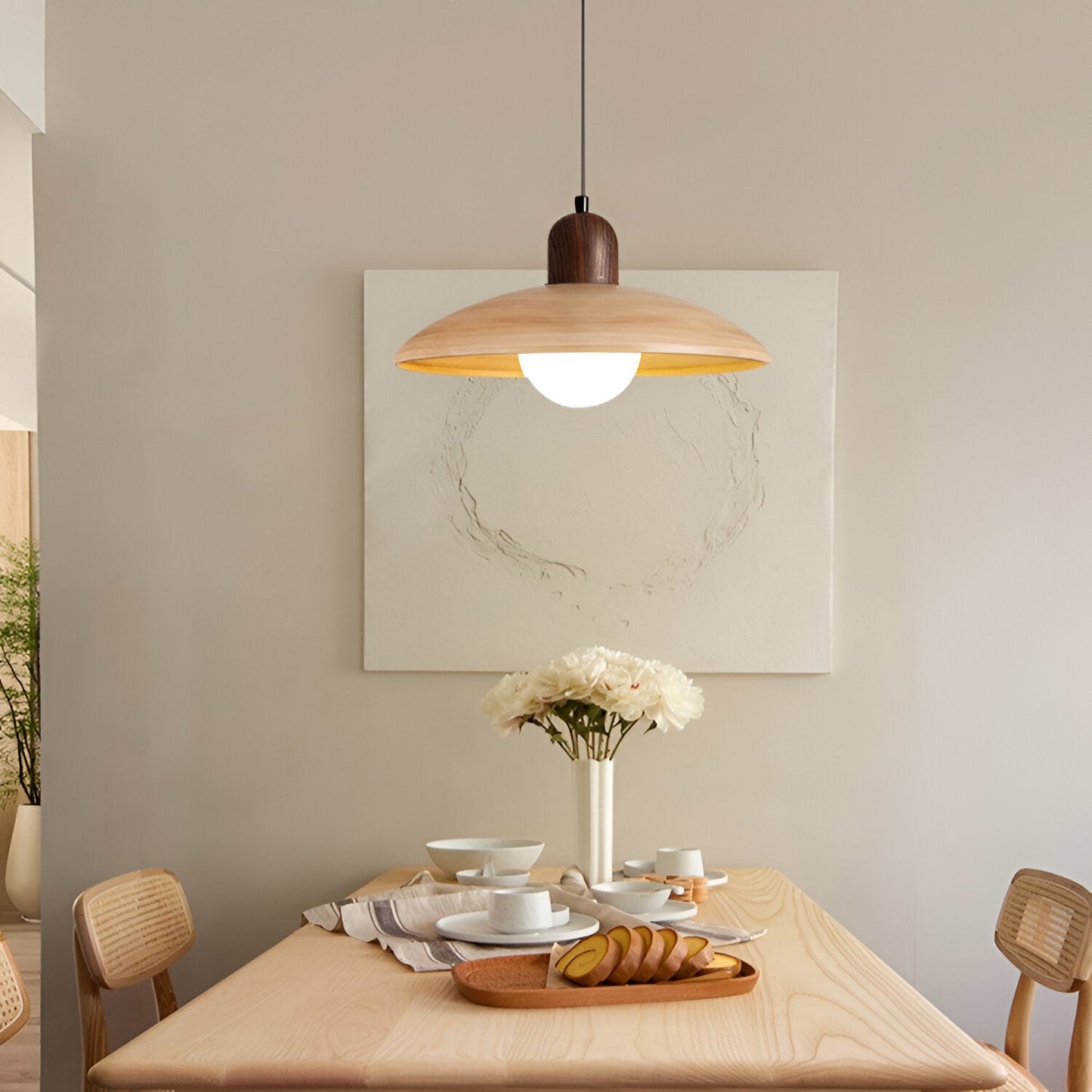Kairo Walnut Pendant Light