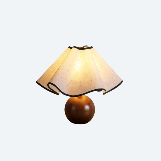 Kairo Lotus Wood Table Lamp