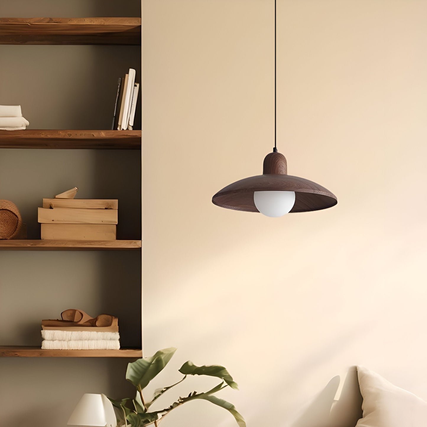 Kairo Walnut Pendant Light