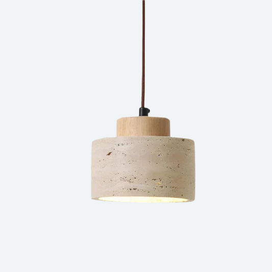 Ren Clear Travertine Pendant Light