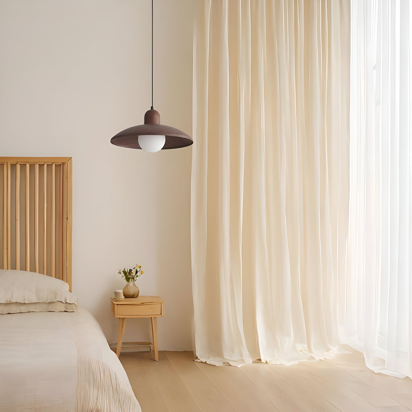 Kairo Walnut Pendant Light