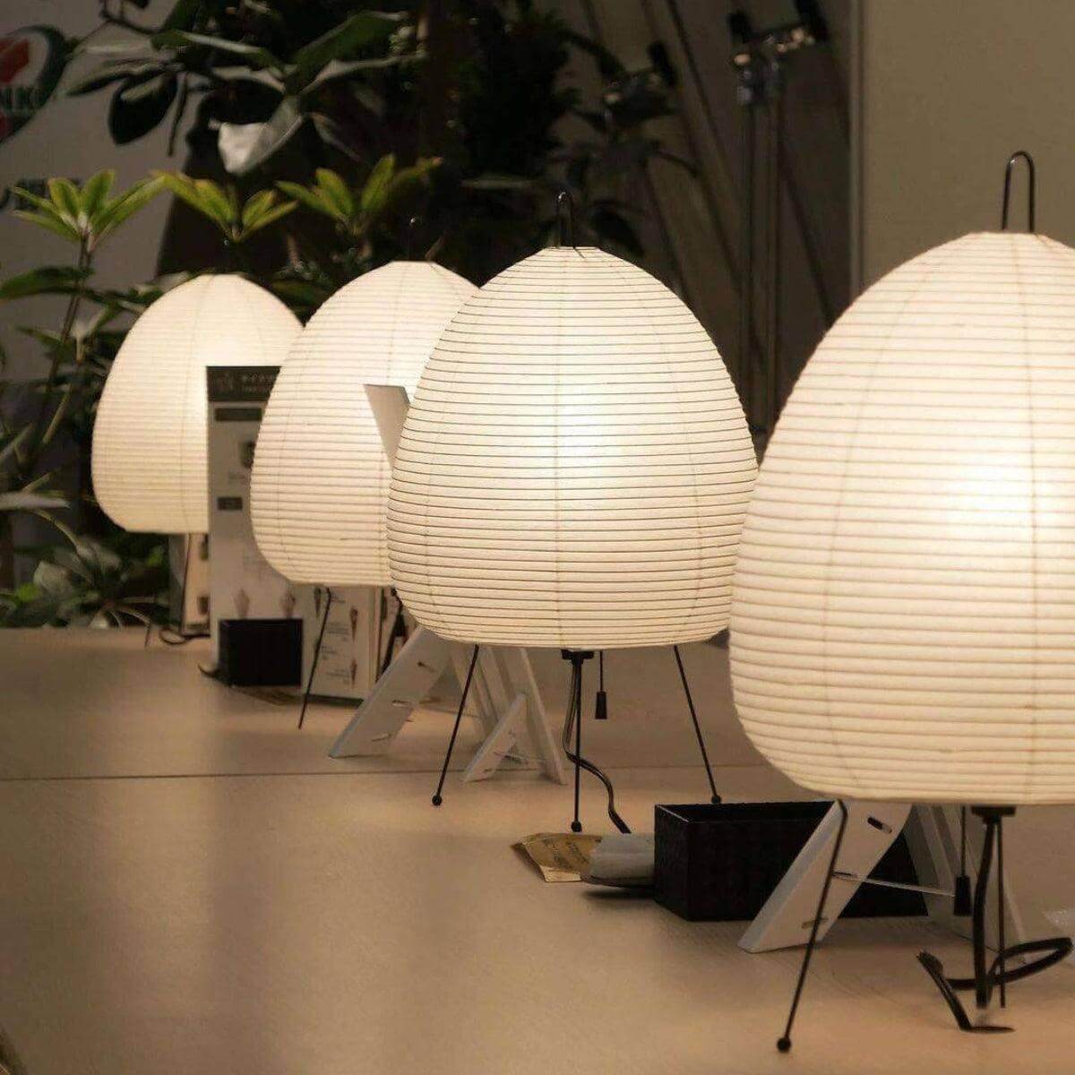 Akari Spherical Paper Table Lamp