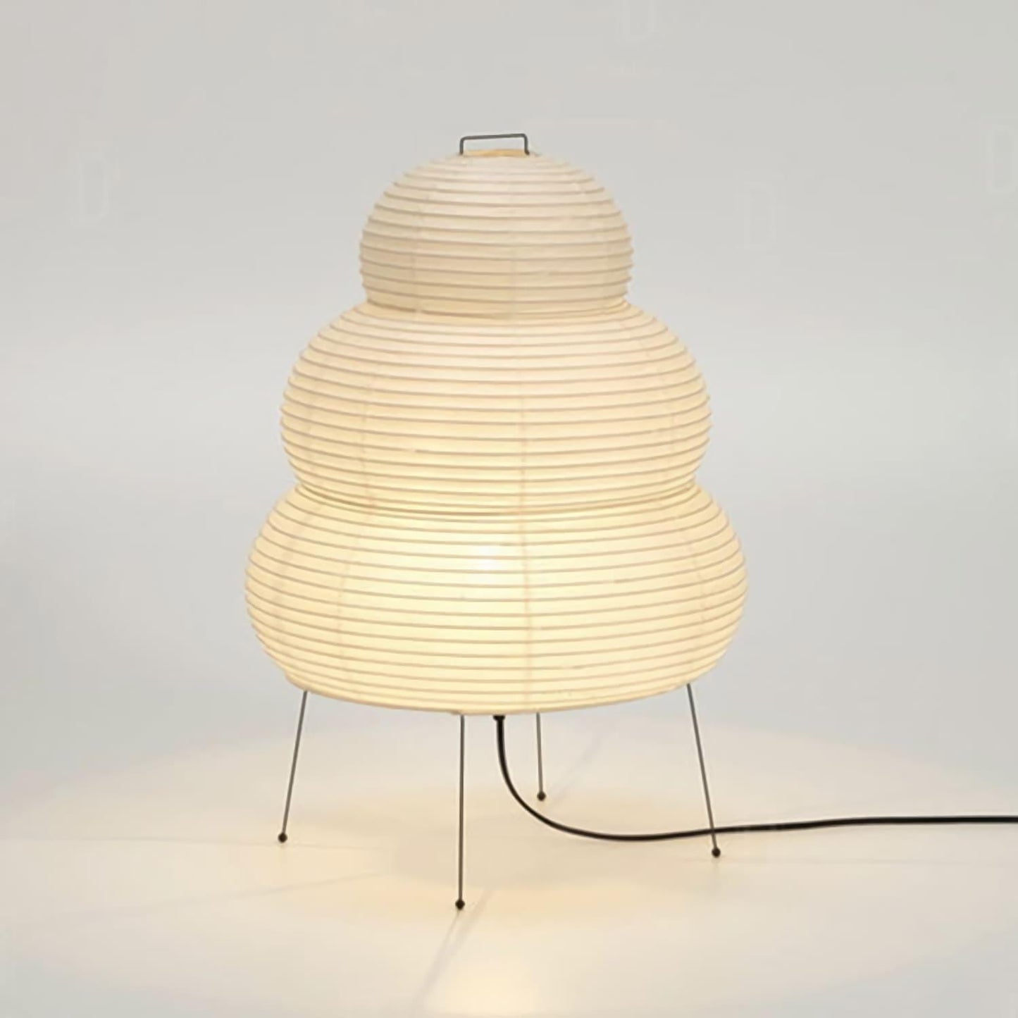 Akari Snowman Paper Table Lamp