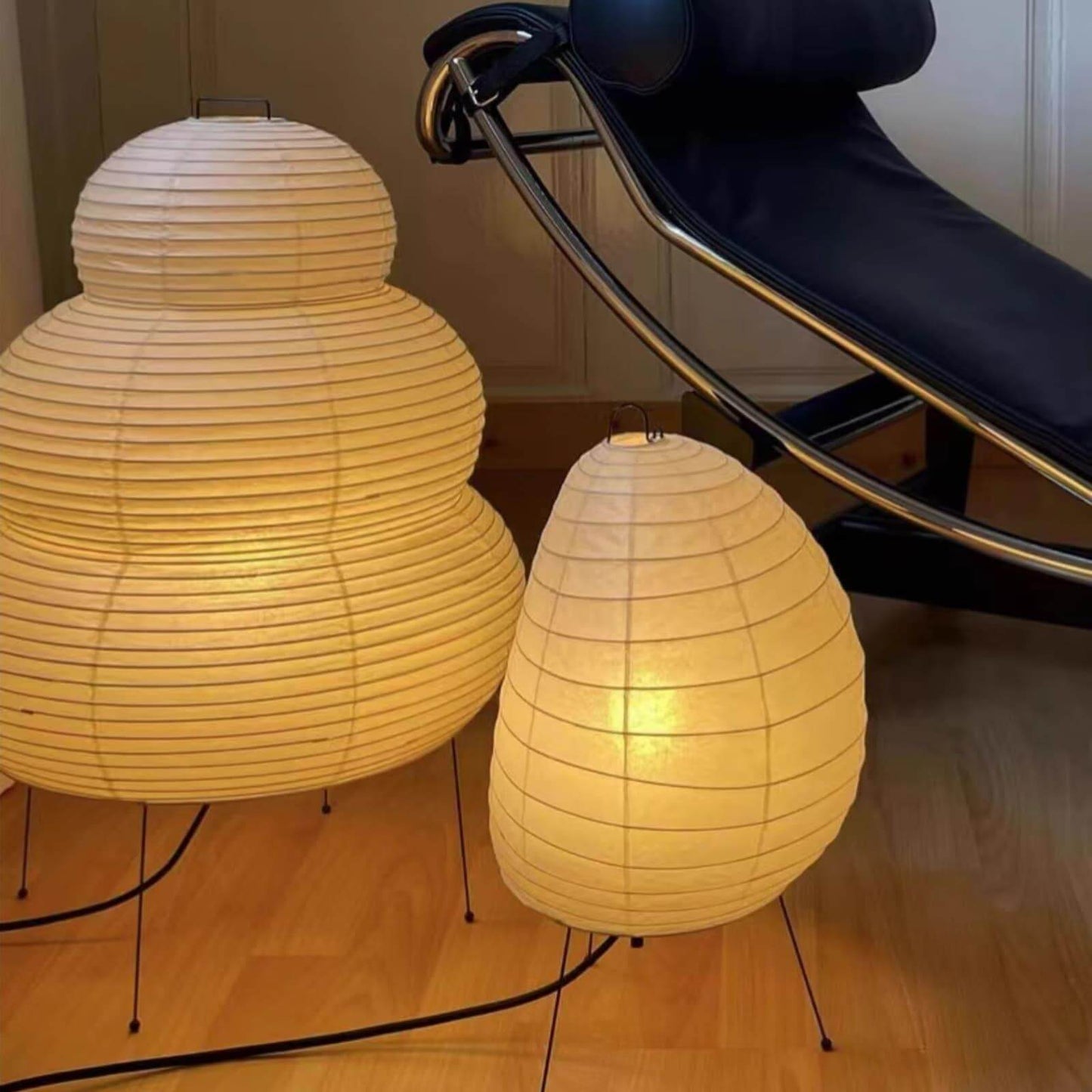 Akari Snowman Paper Table Lamp
