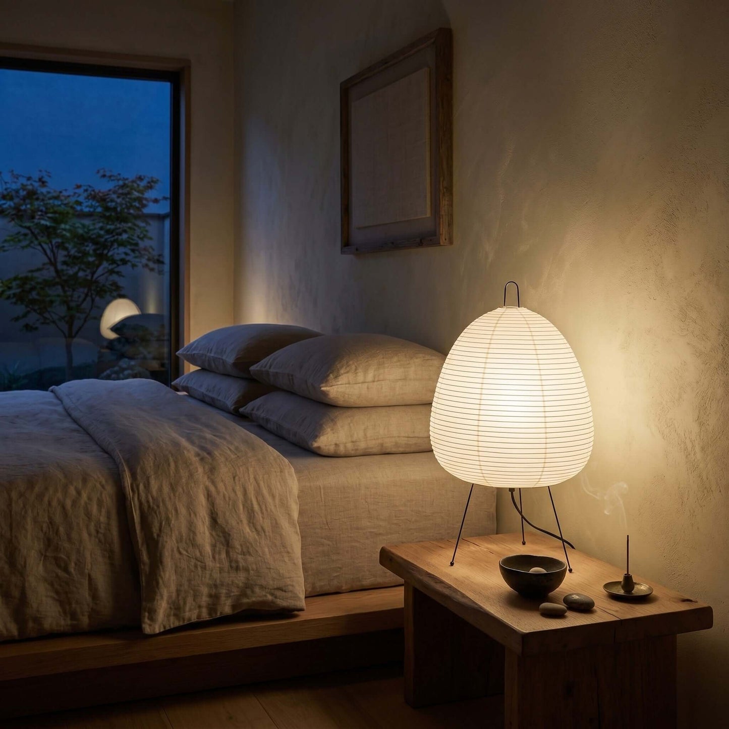 Akari Spherical Paper Table Lamp