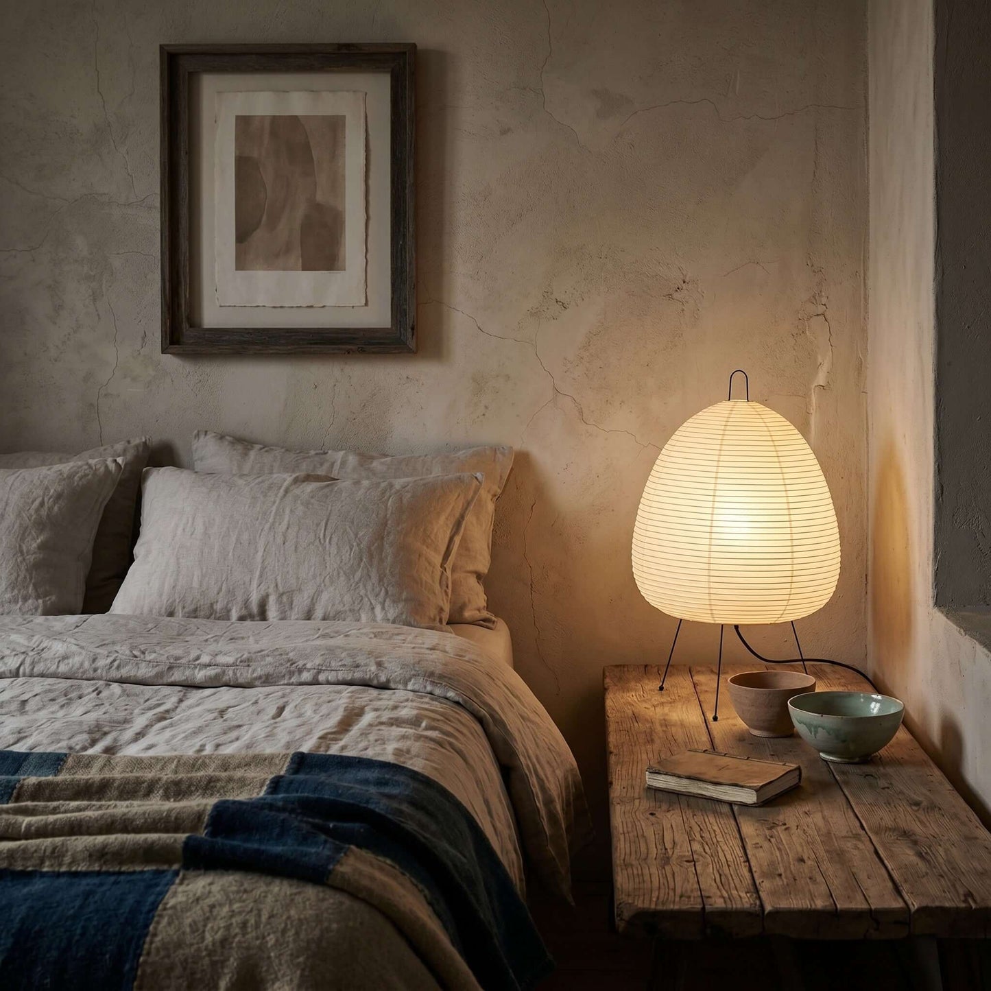 Akari Spherical Paper Table Lamp