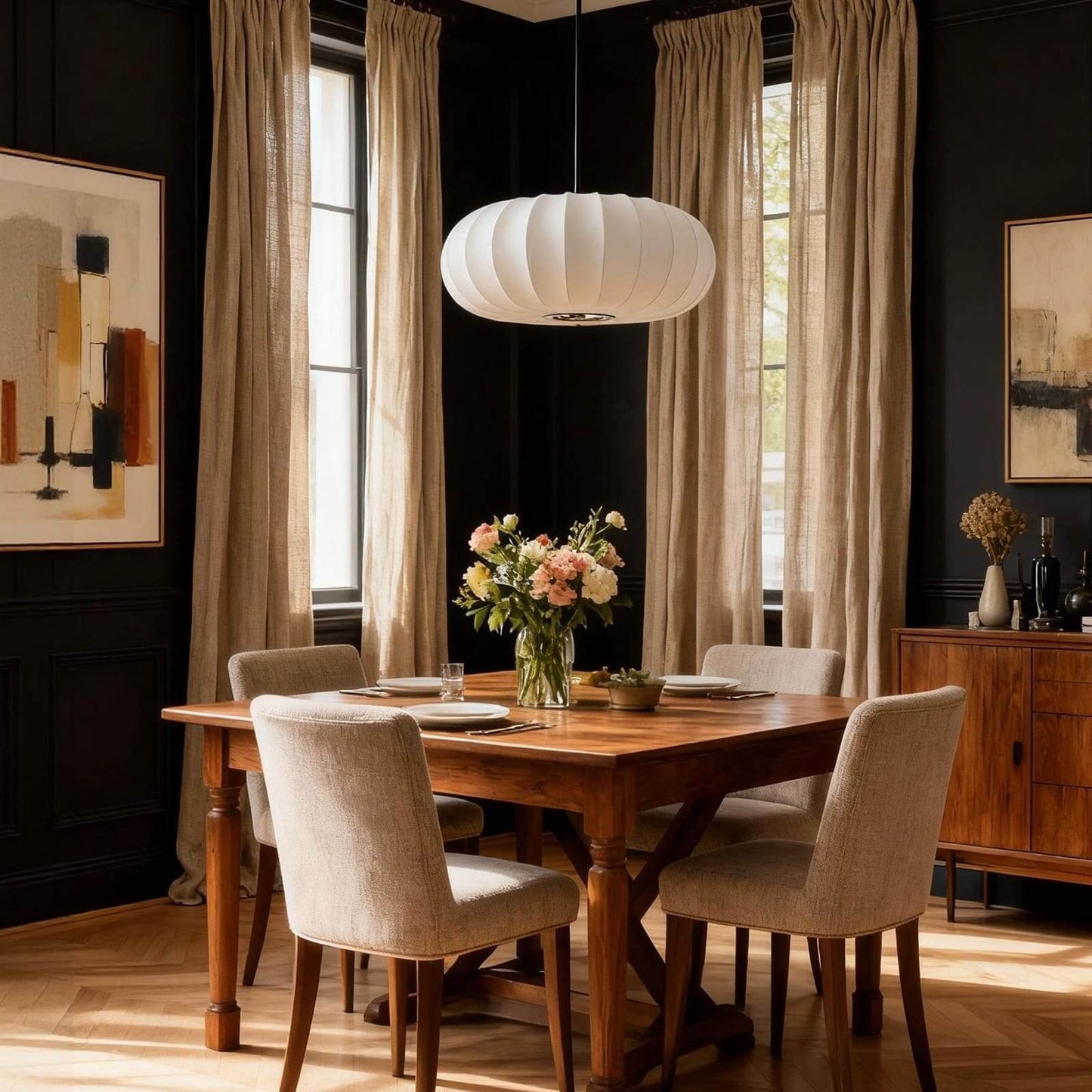 Akari Halo Paper Pendant Light