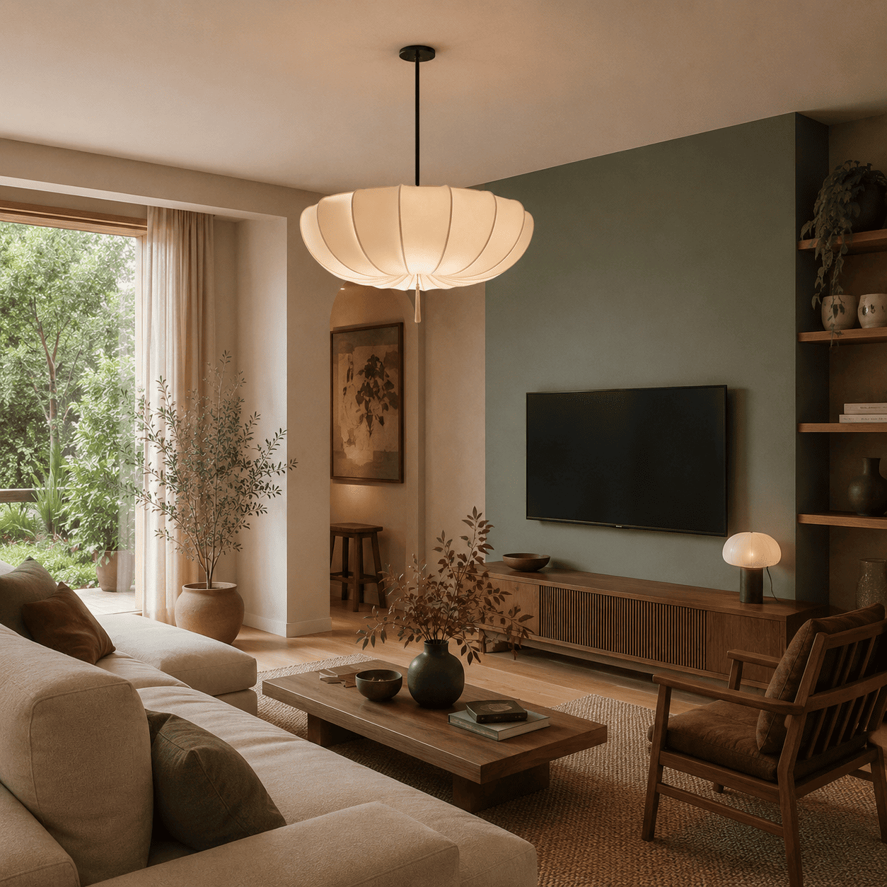 Hikari Bloom Pendant Light