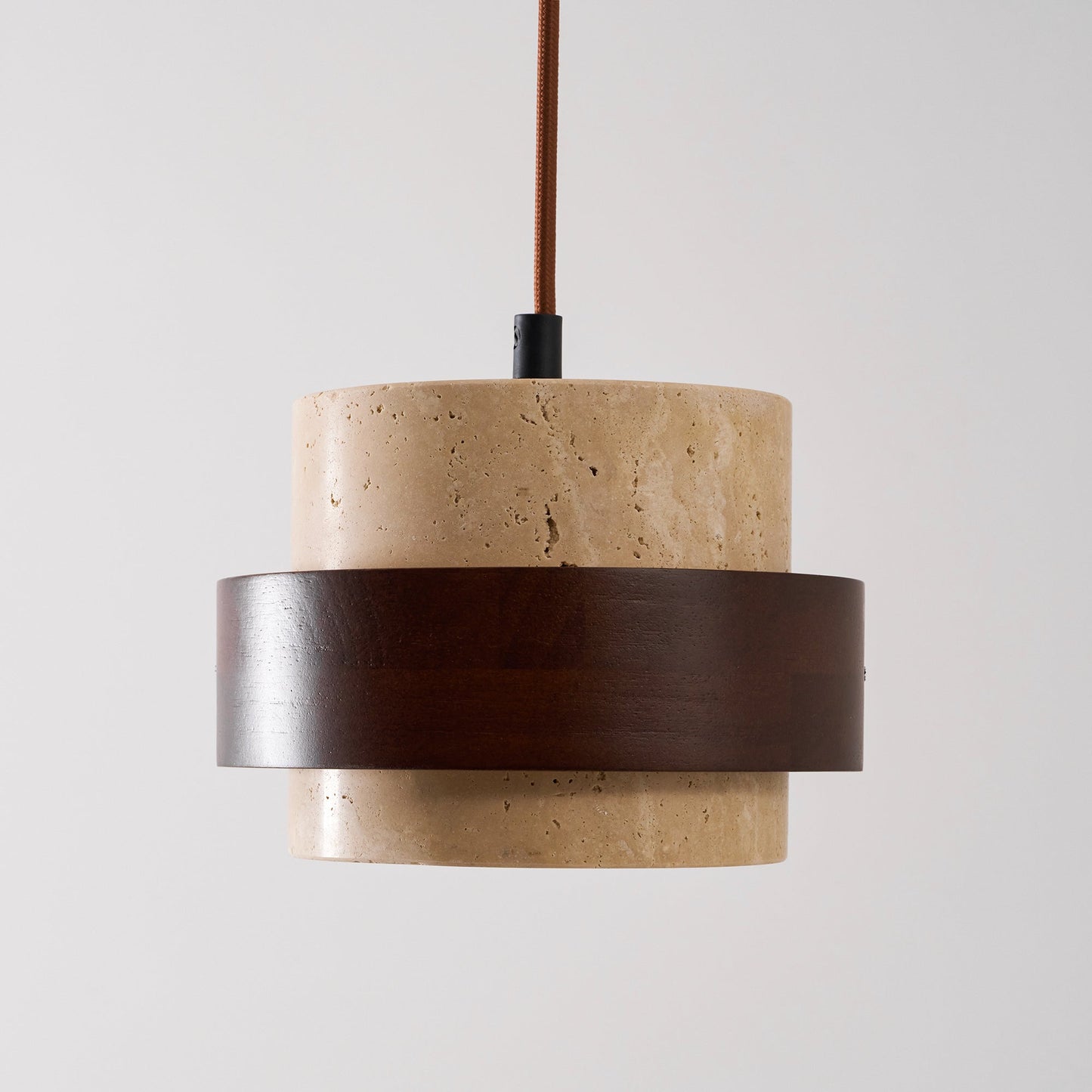 Ren Halo Travertine Pendant Light
