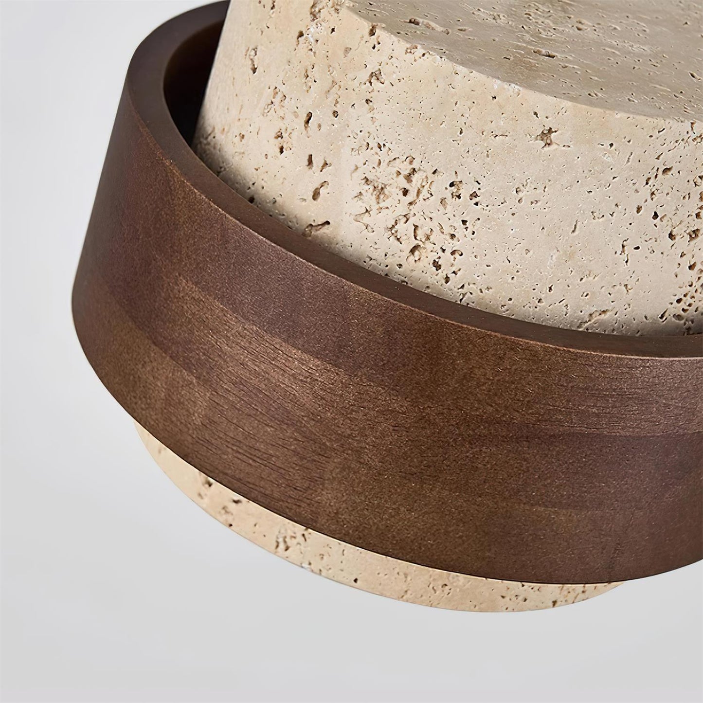Ren Halo Travertine Pendant Light