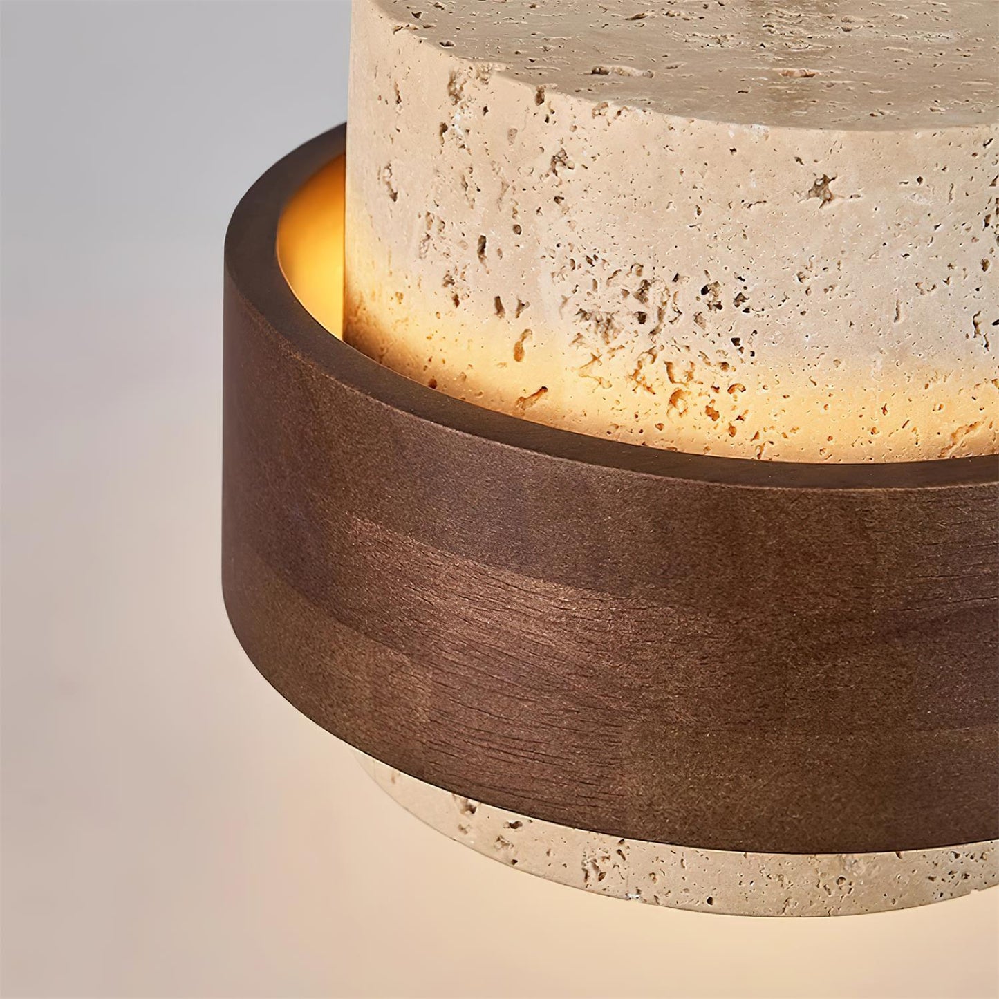 Ren Halo Travertine Pendant Light