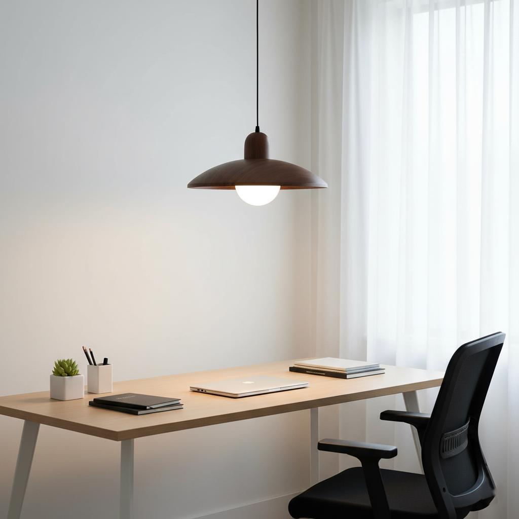 Kairo Walnut Pendant Light