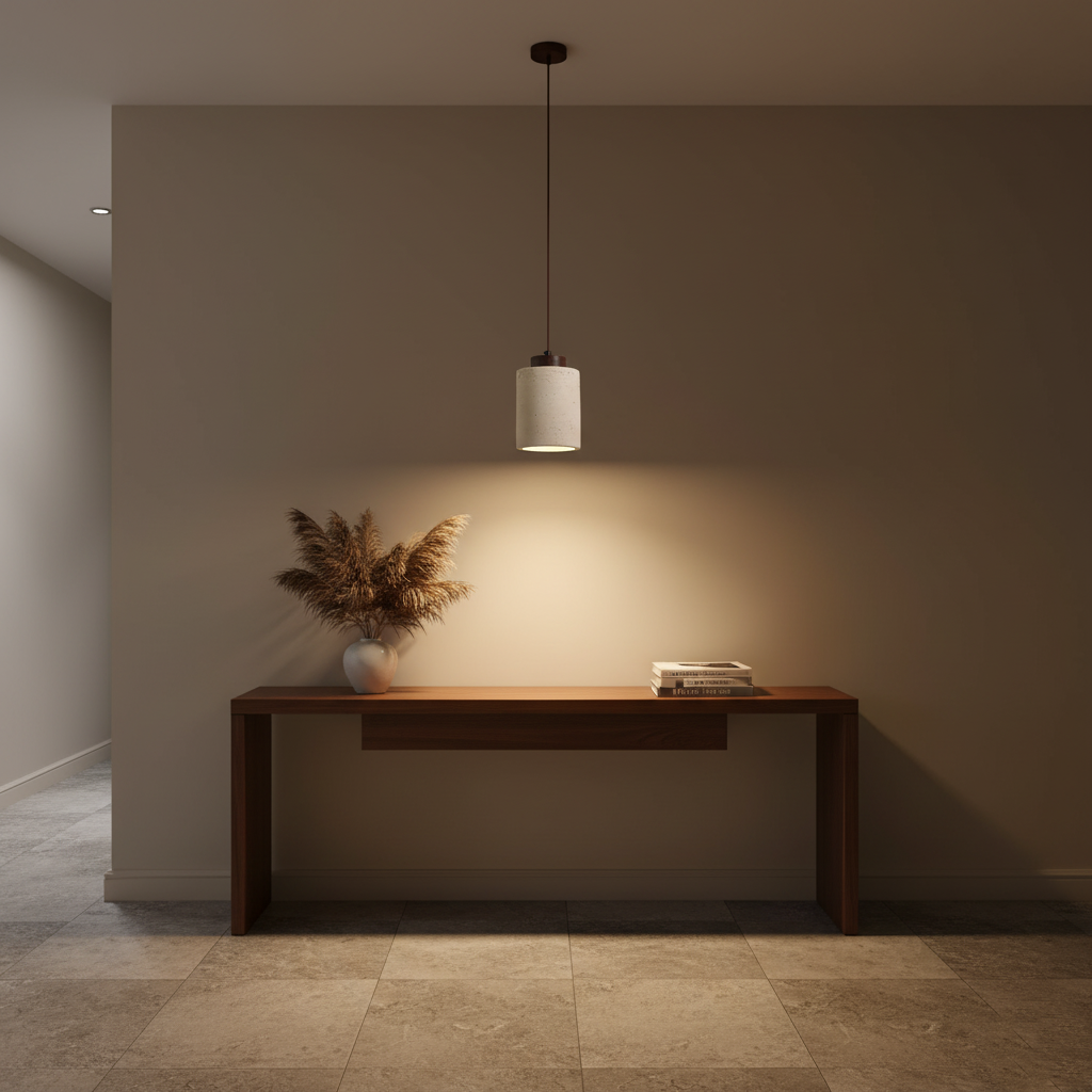 Ren Clear Travertine Pendant Light
