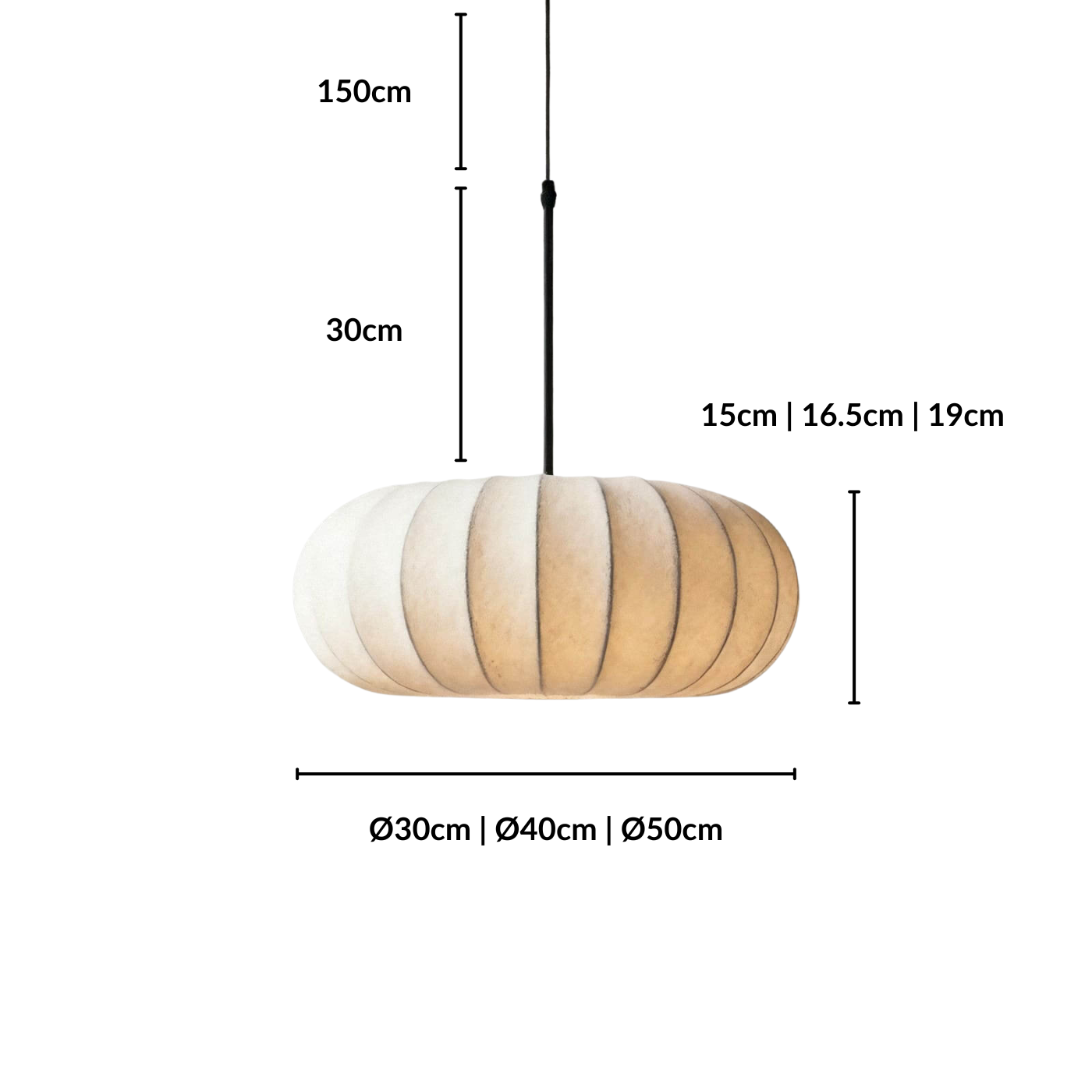 Product dimensions