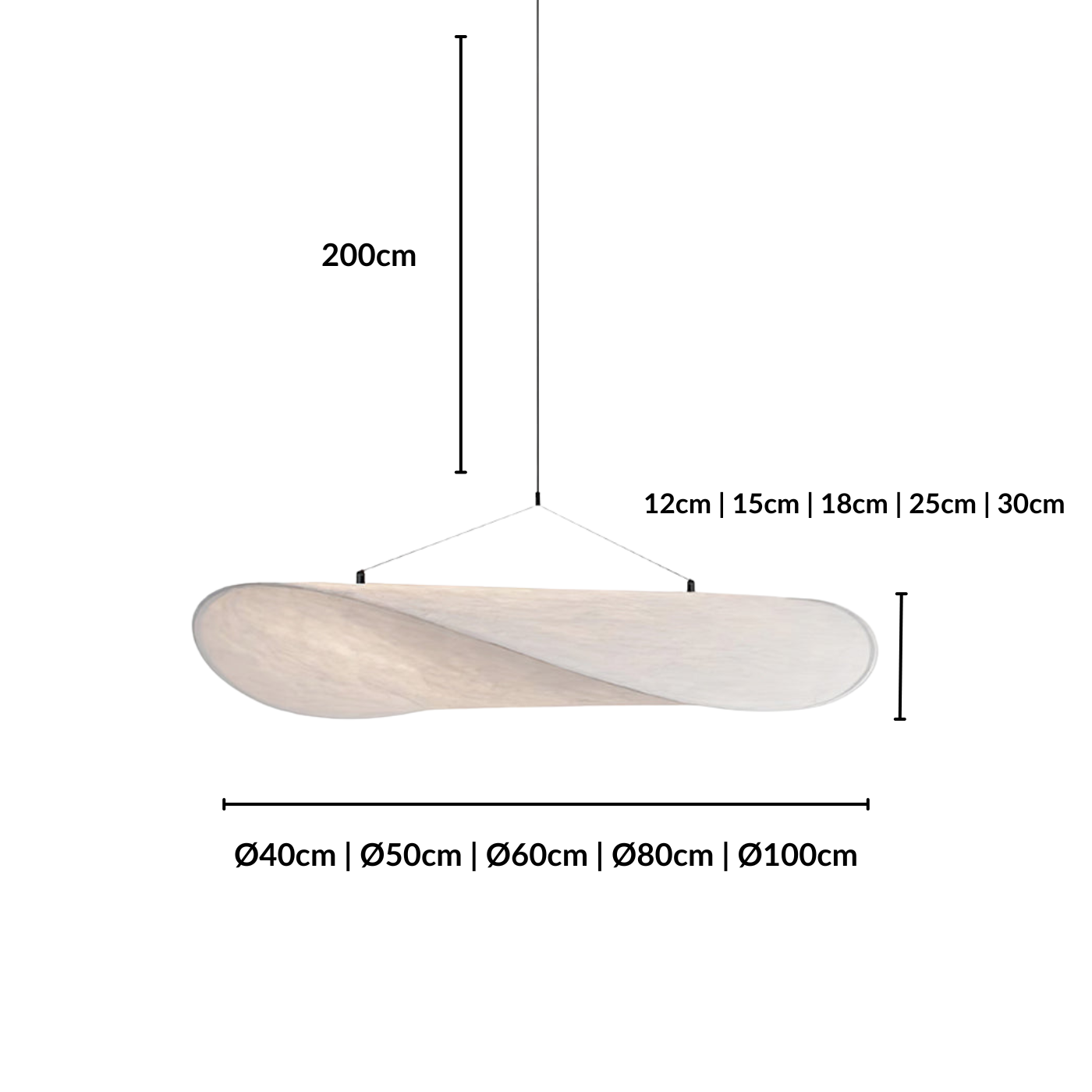 Product dimensions