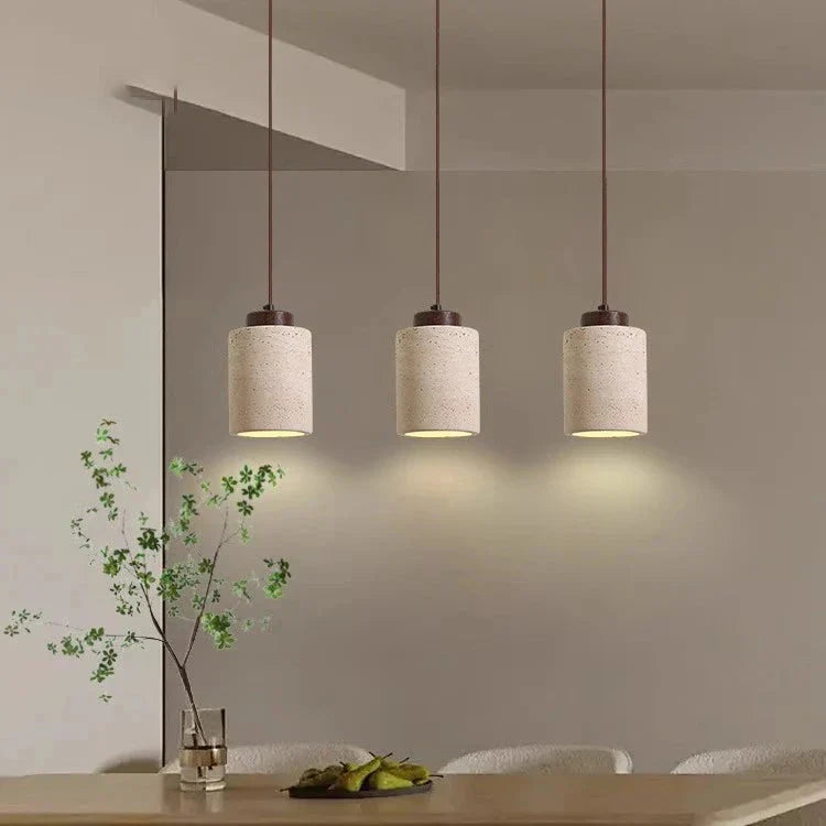 Ren Clear Travertine Pendant Light