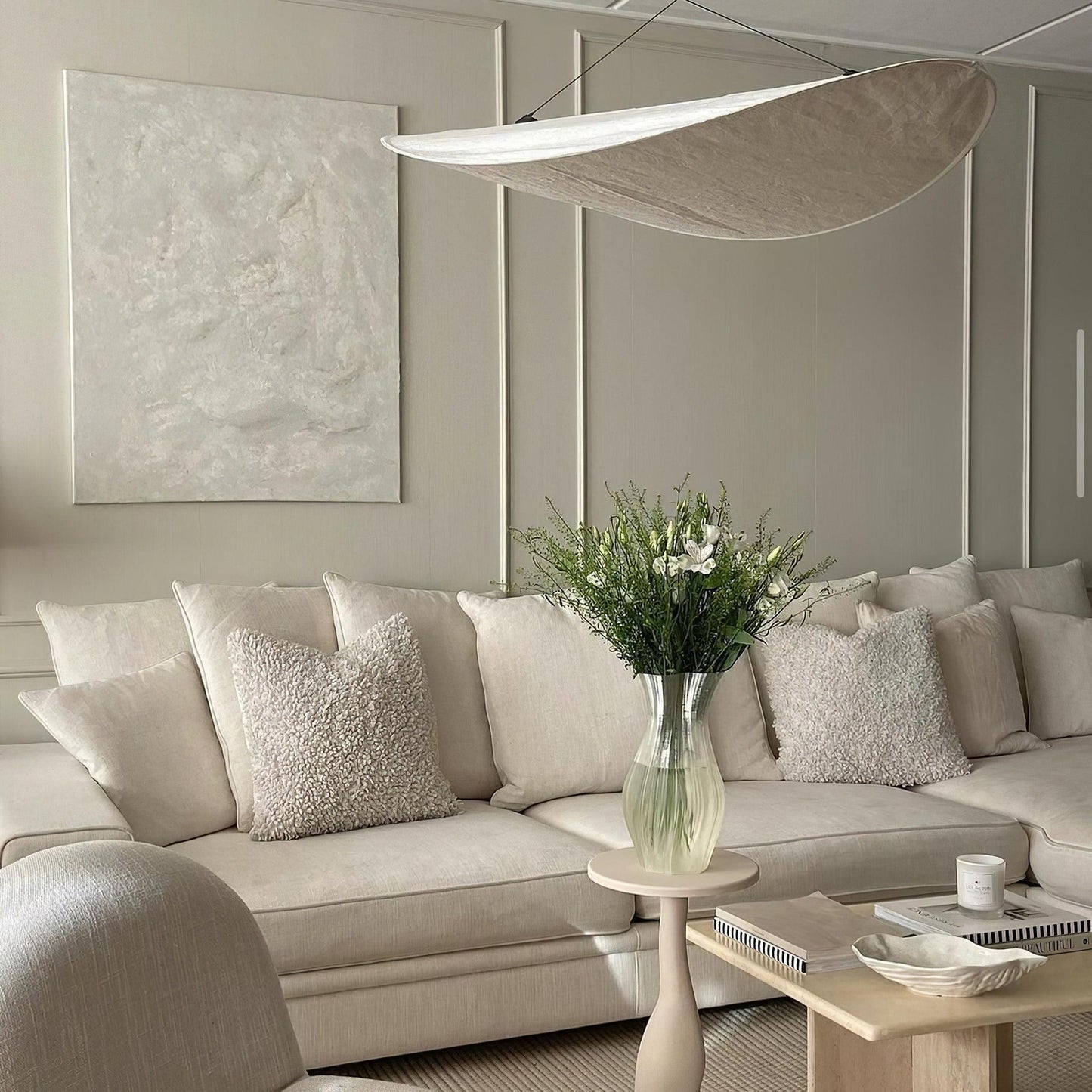 Hikari Flow Tyvek Pendant Light