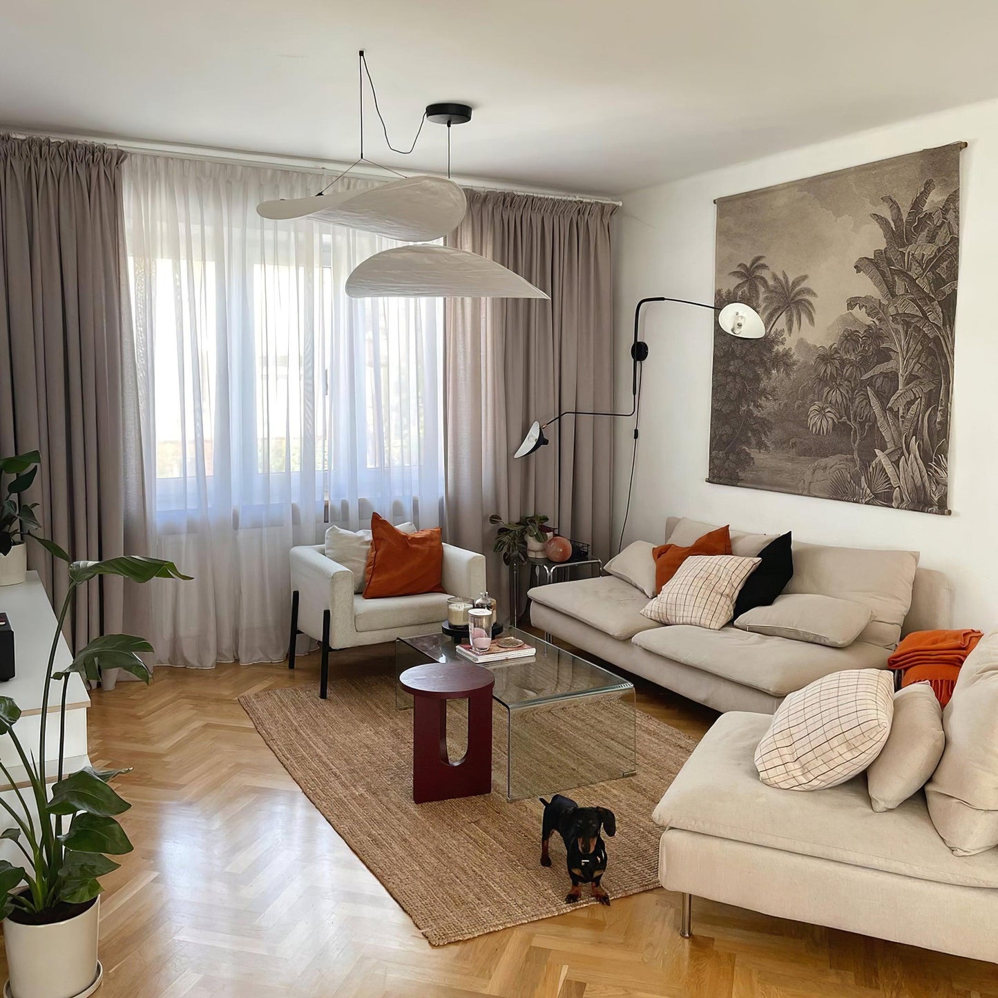 Hikari Flow Tyvek Pendant Light