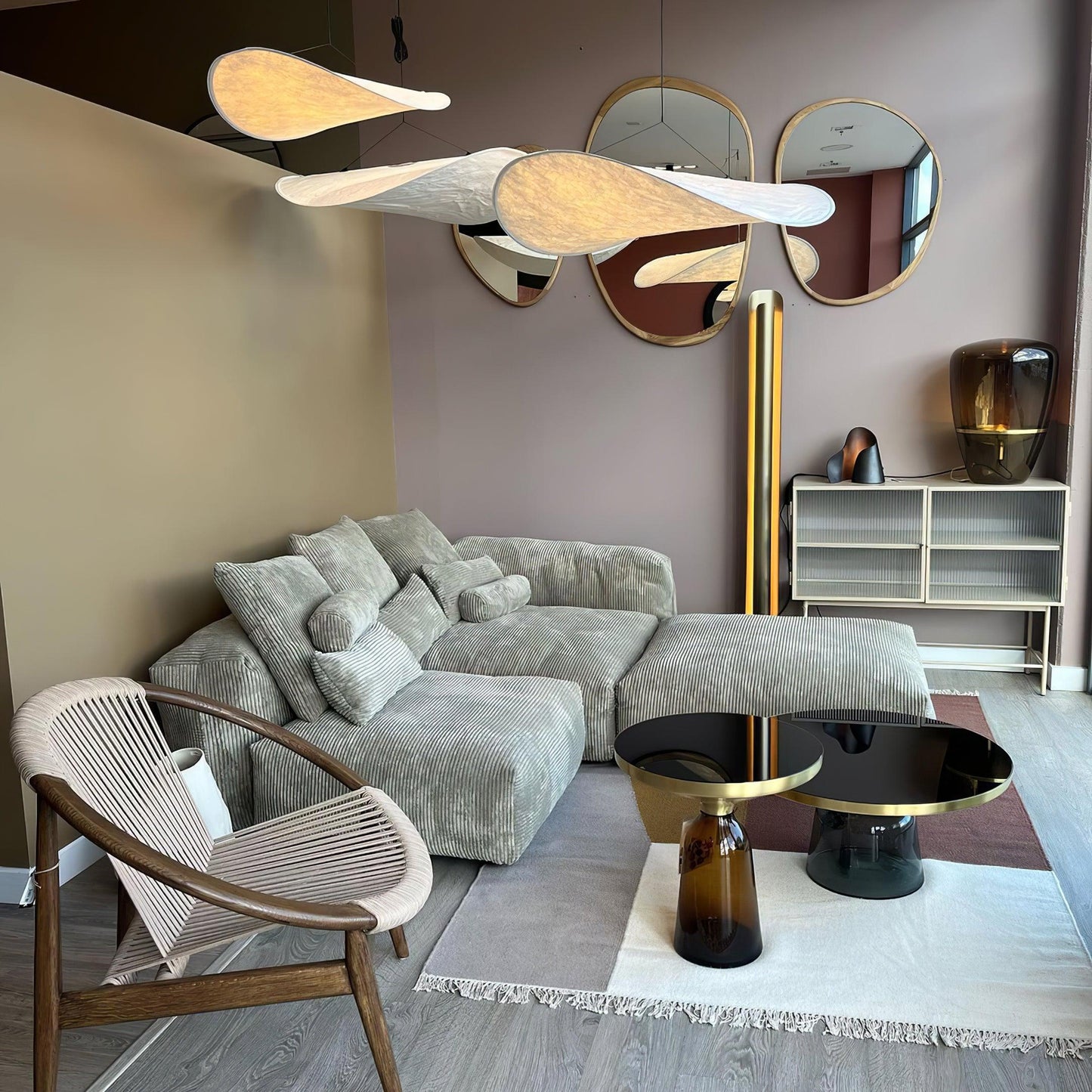 Hikari Flow Tyvek Pendant Light