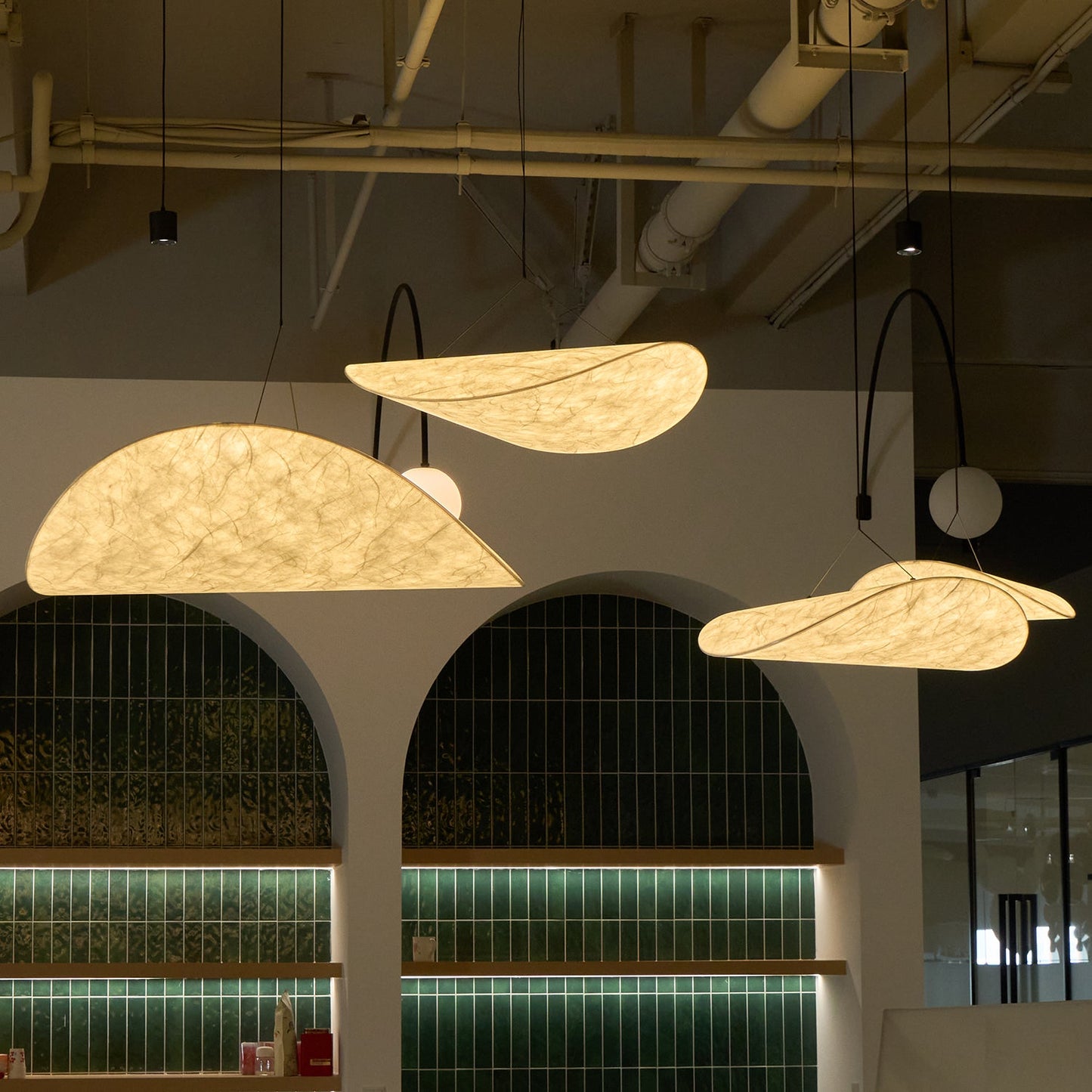 Hikari Flow Tyvek Pendant Light