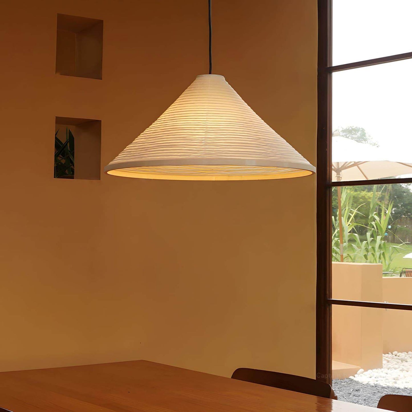 Akari Hat Paper Pendant Light