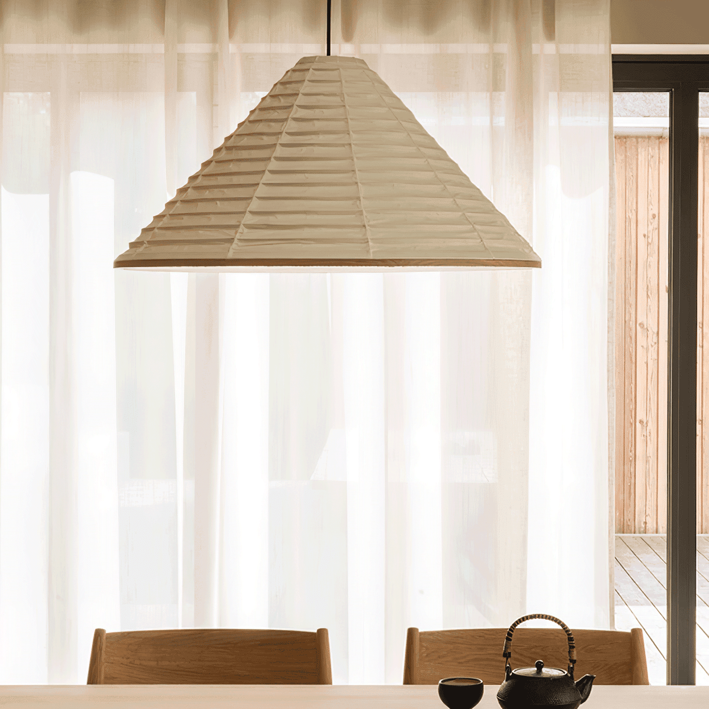 Akari Hat Paper Pendant Light