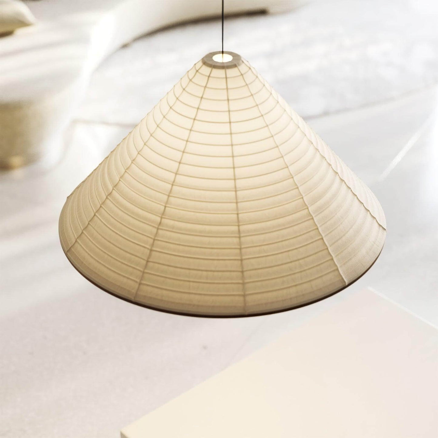 Akari Hat Paper Pendant Light