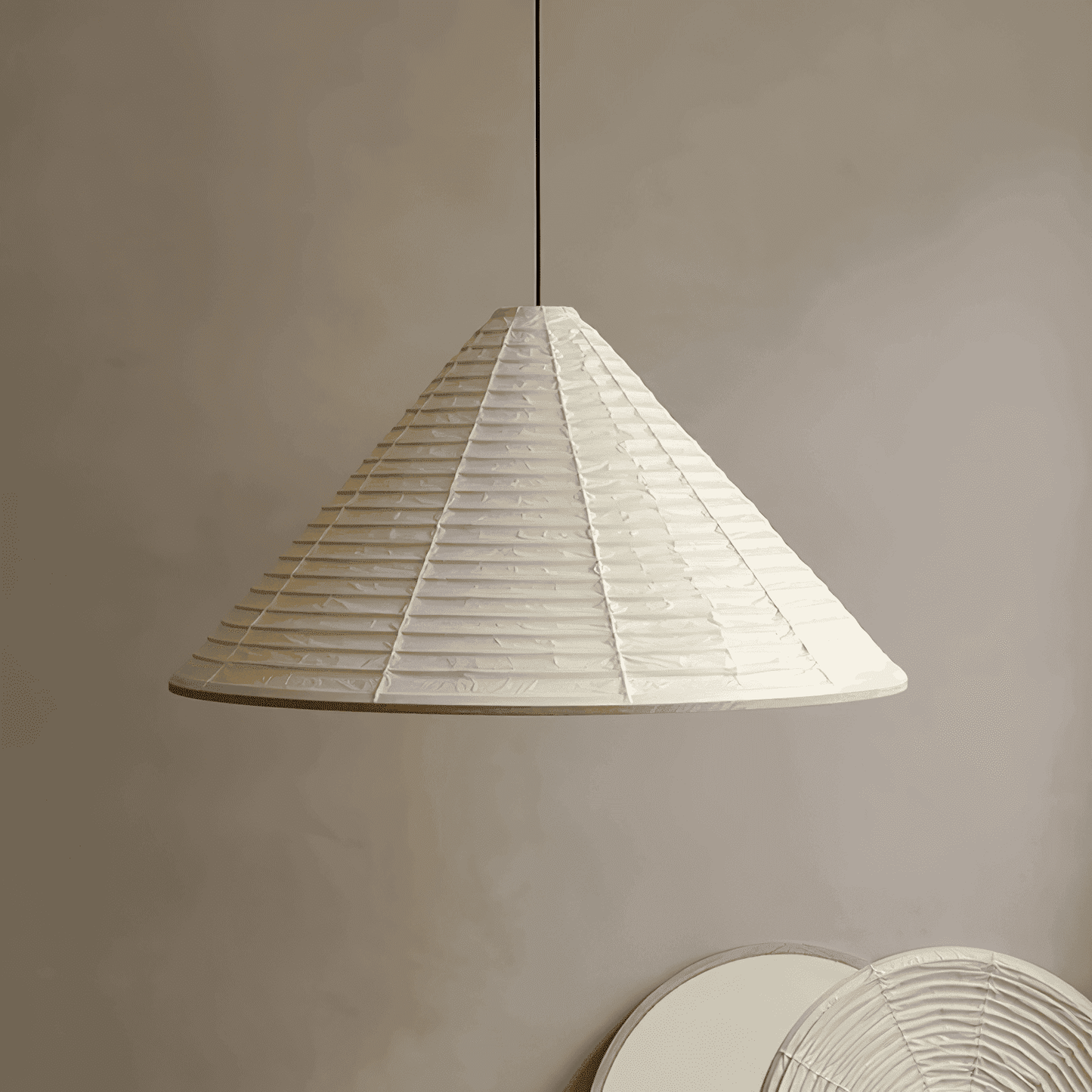 Akari Hat Paper Pendant Light