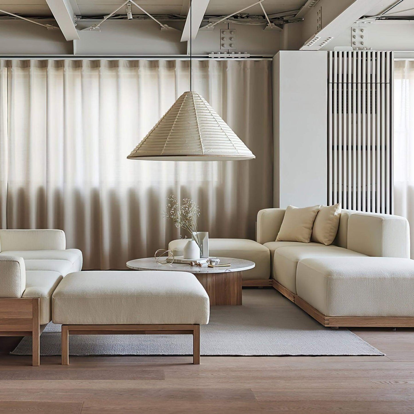 Akari Hat Paper Pendant Light