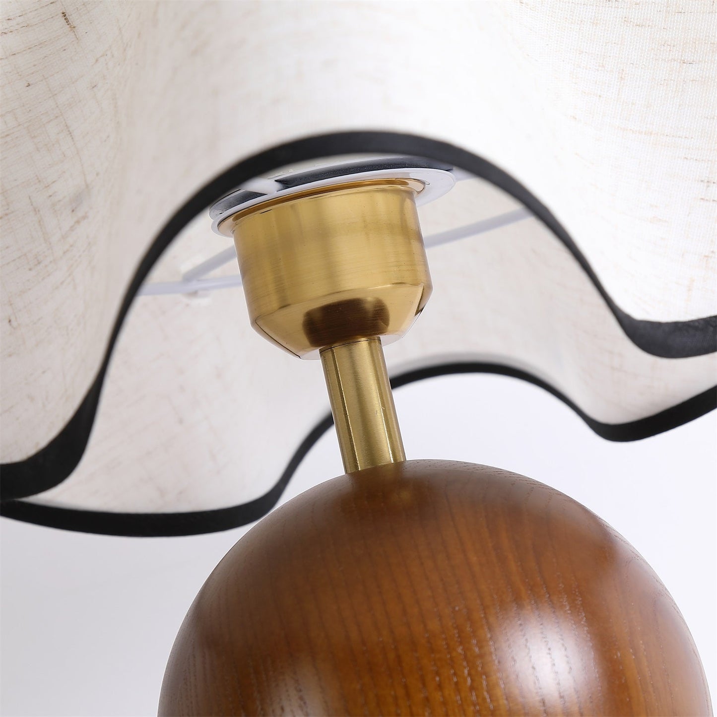 Kairo Lotus Wood Table Lamp