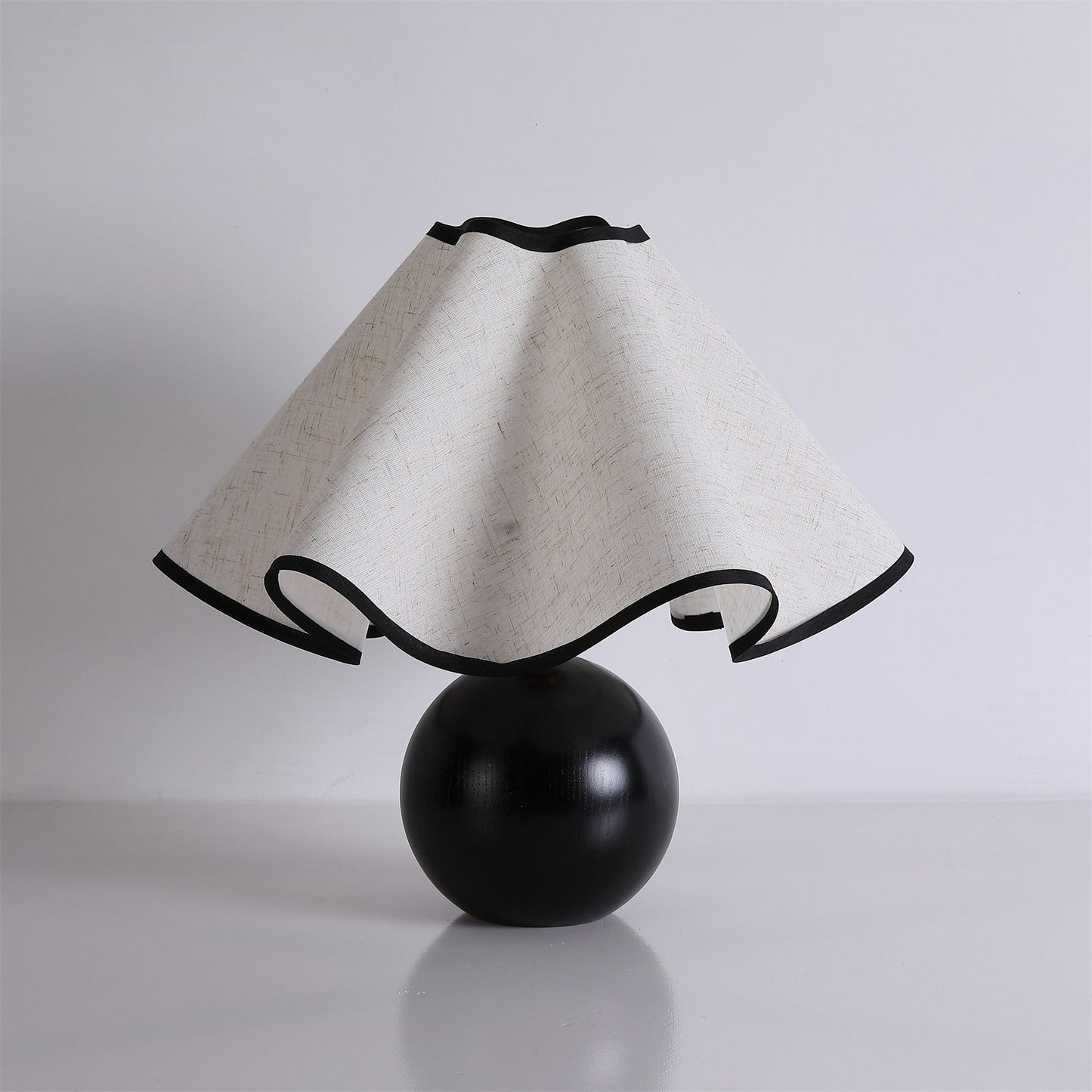 Kairo Lotus Wood Table Lamp