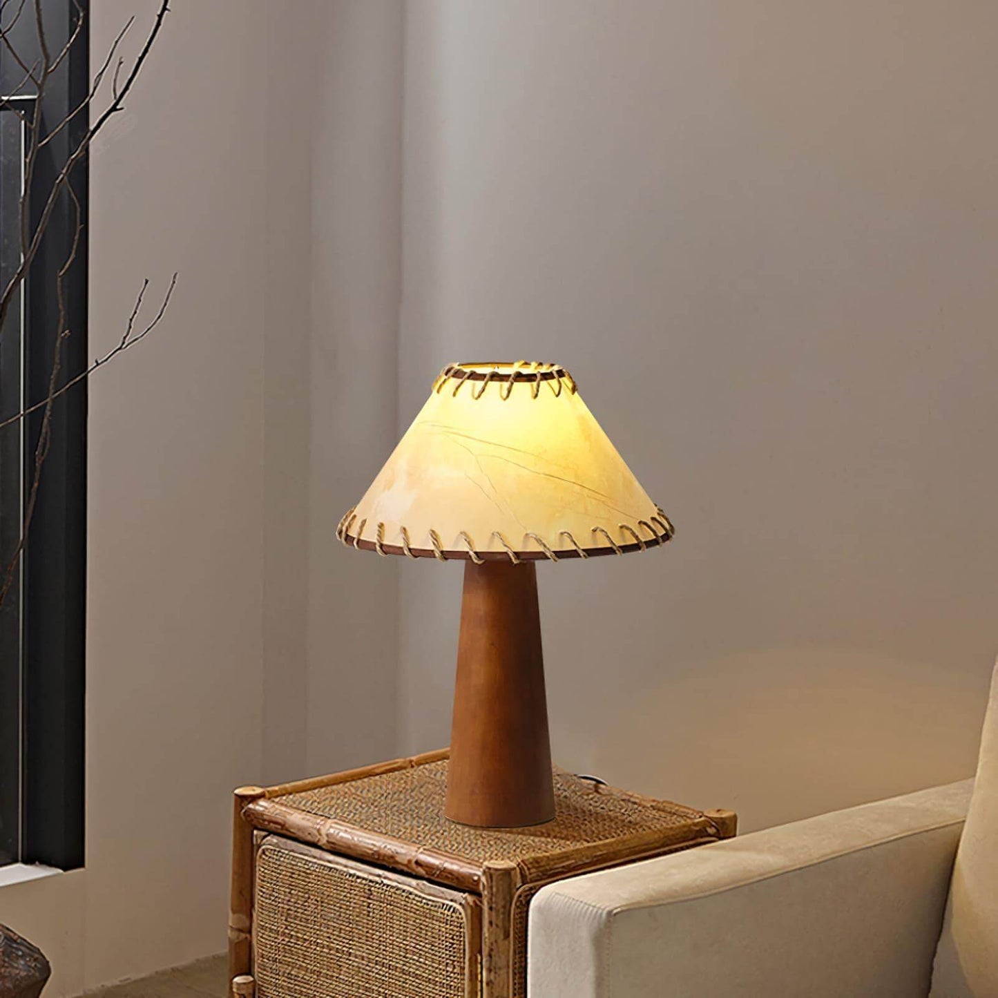 Kairo Walnut Table Lamp