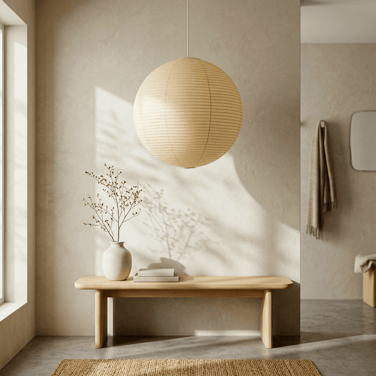 Akari Spherical Paper Pendant Light
